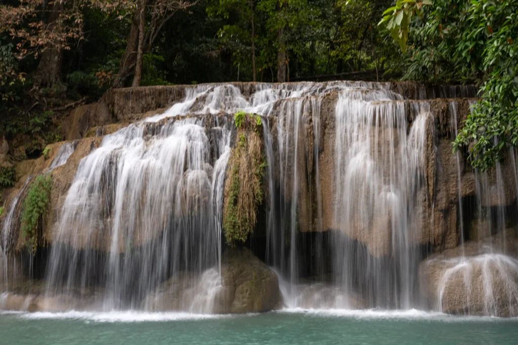 Kanchanaburi Erawan Watervallen